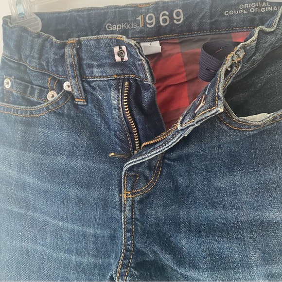 Gap Kids Flannel Lined Original Straight Jeans - Picture 3 of 4